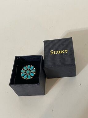 Stauer Tuscan Sun Torquoise Ring